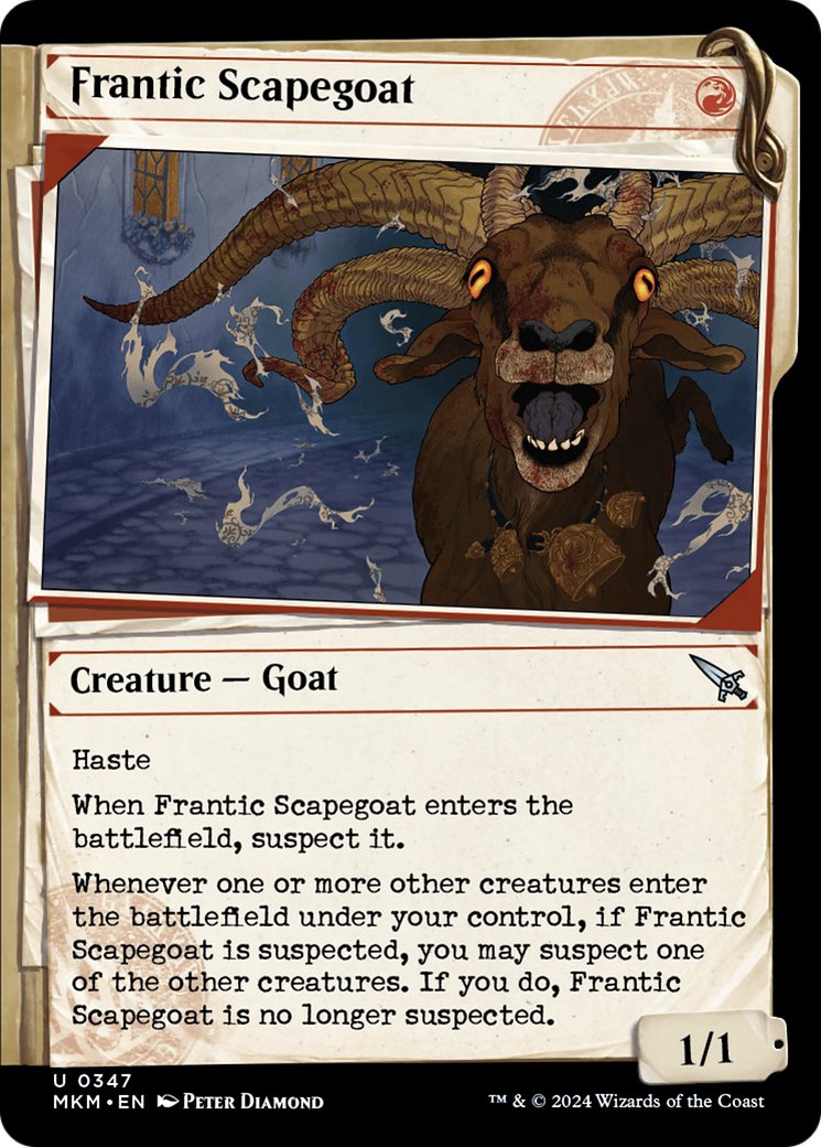 Frantic Scapegoat (Showcase) (347) Foil - Murders at Karlov Manor
