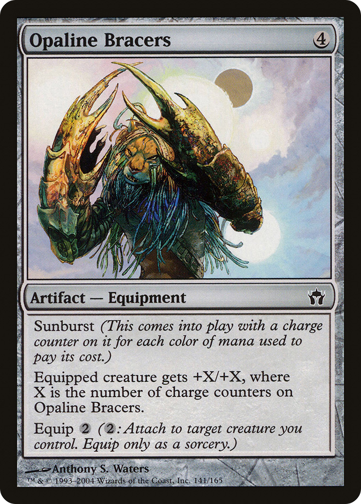 Opaline Bracers (141) Foil - Fifth Dawn