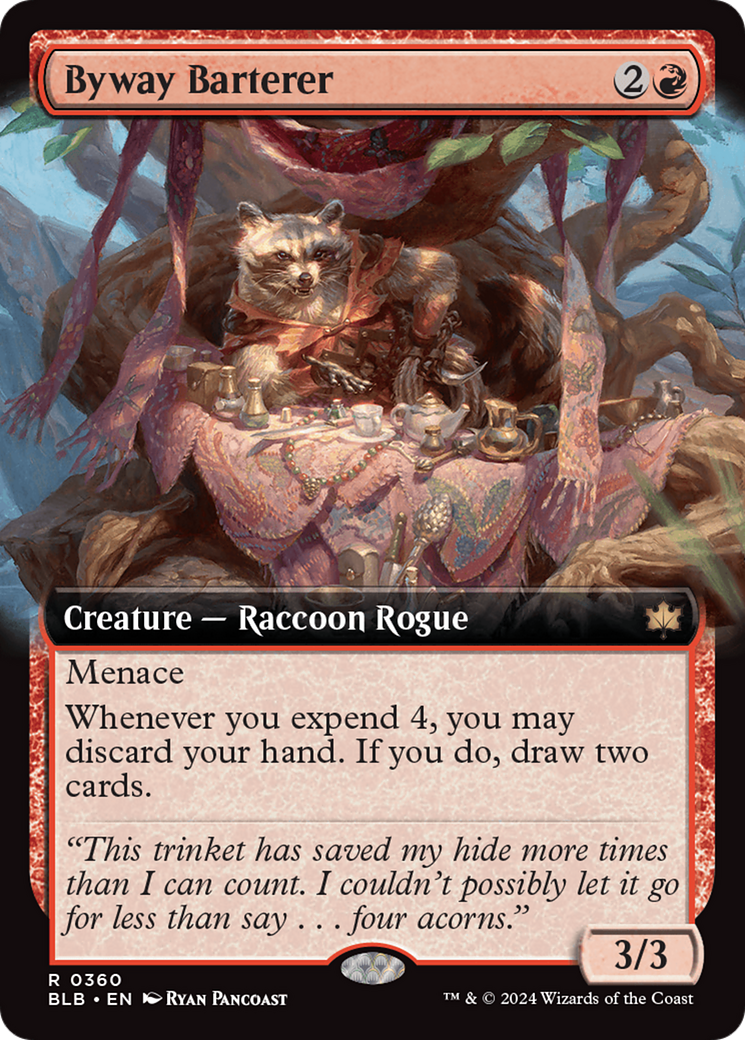 Byway Barterer (Extended Art) (360) Foil - Bloomburrow
