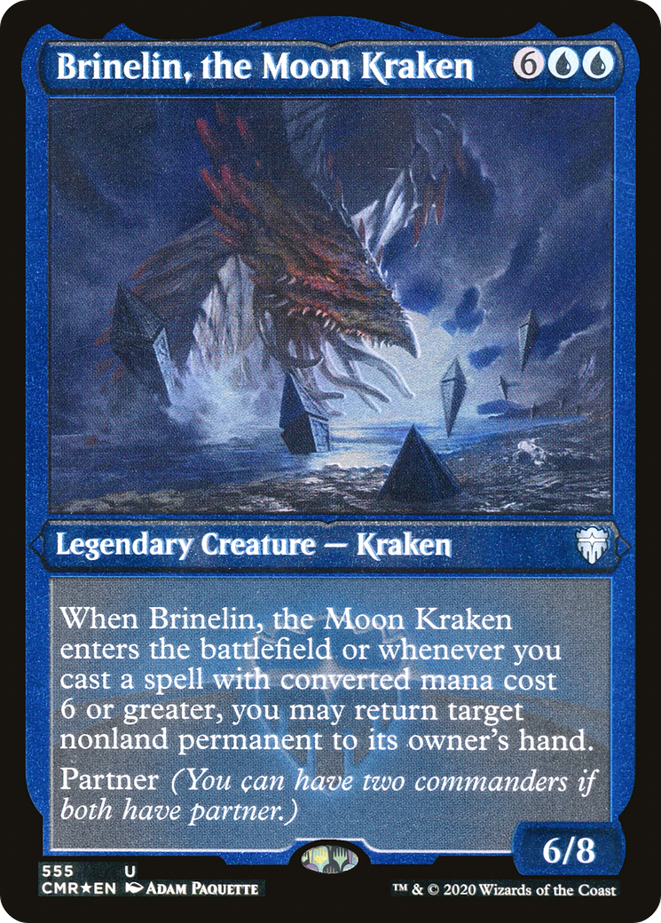 Brinelin, the Moon Kraken (555) Foil - Commander Legends