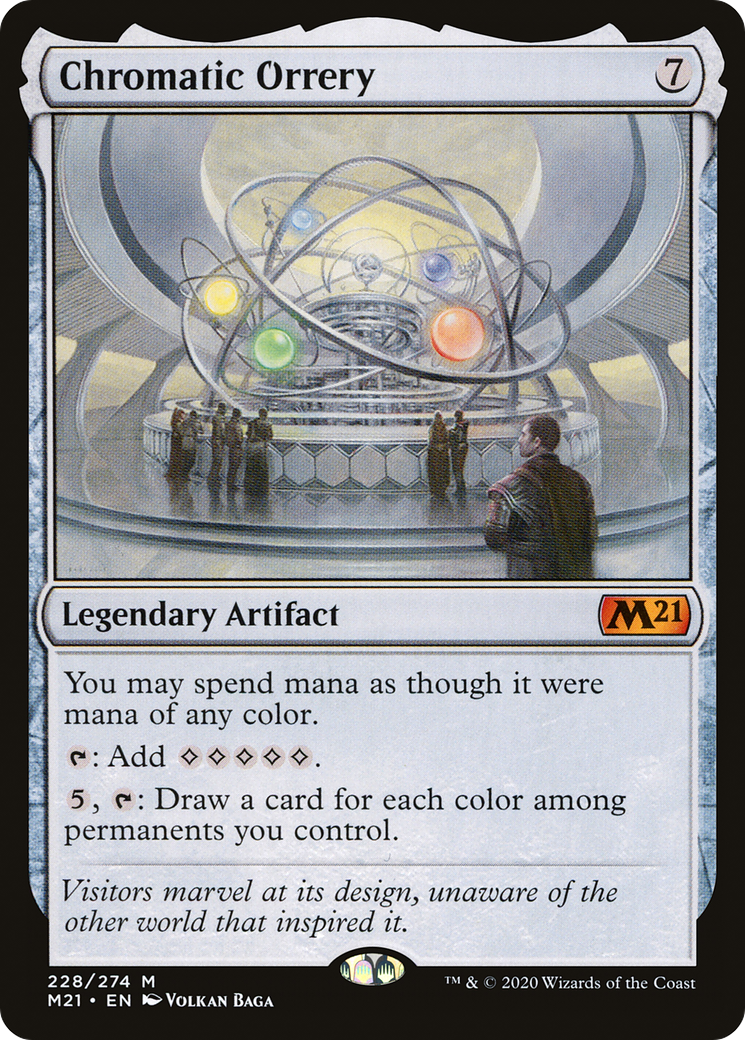 Chromatic Orrery (228) Foil - Core Set 2021