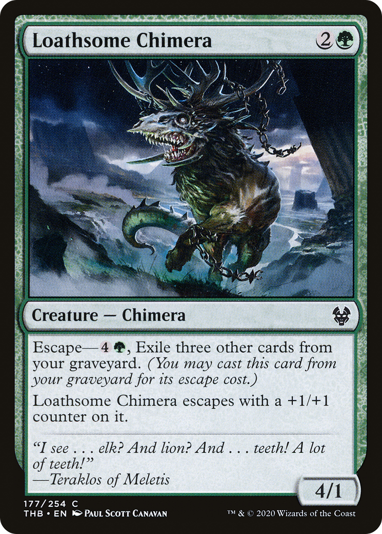 Loathsome Chimera (177) Foil - Theros Beyond Death