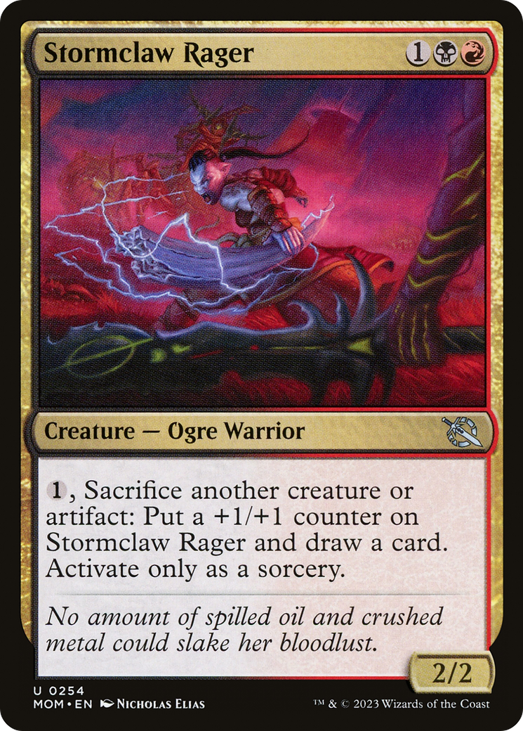 Stormclaw Rager (254) Foil - March of the Machine