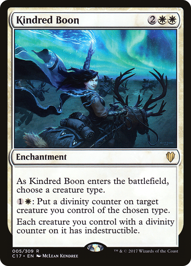 Kindred Boon (005) - Commander 2017