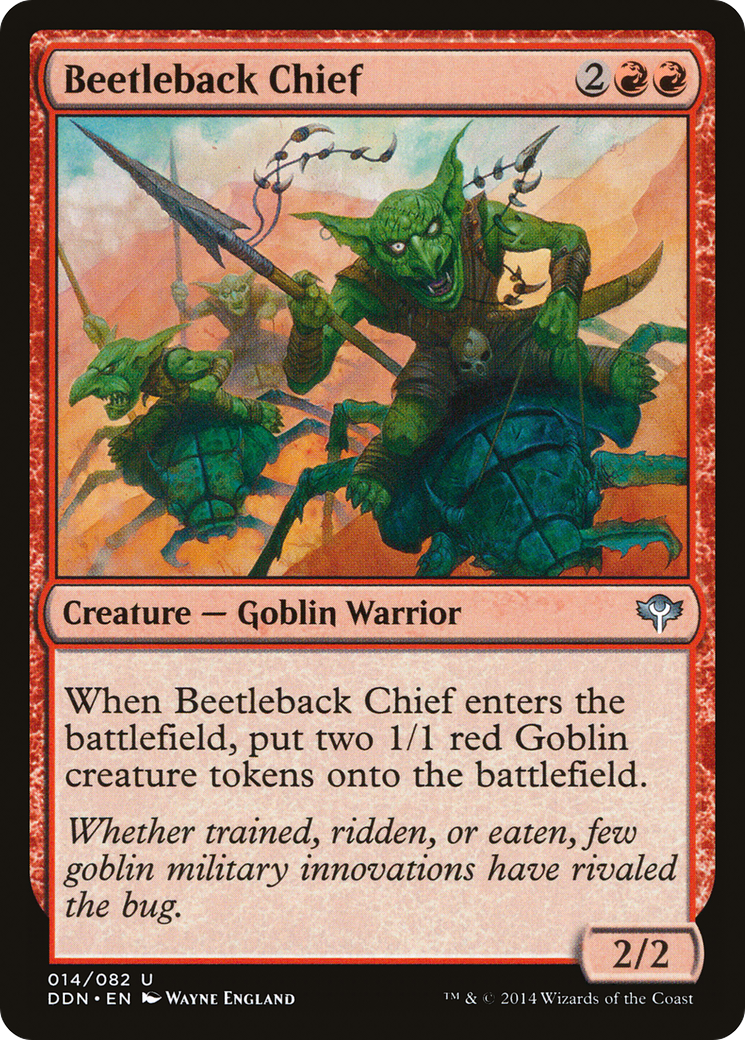 Beetleback Chief (014) - Duel Decks: Speed vs. Cunning