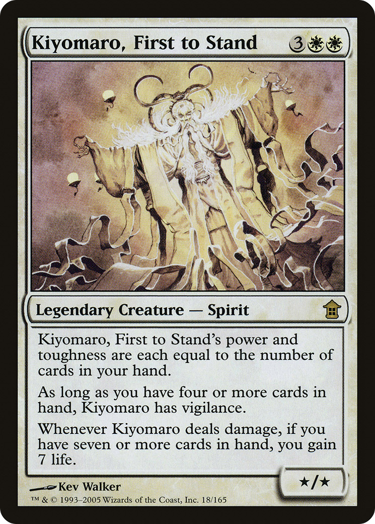 Kiyomaro, First to Stand (018) Foil - Saviors of Kamigawa
