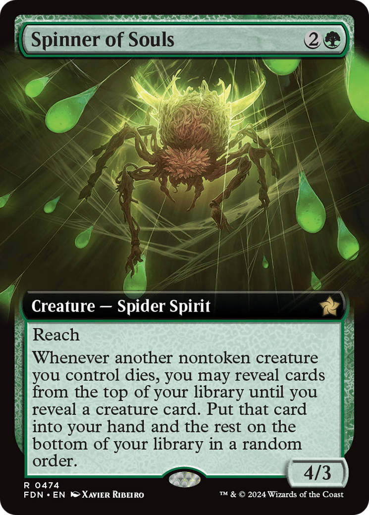 Spinner of Souls (Extended Art) (474) Foil - Foundations