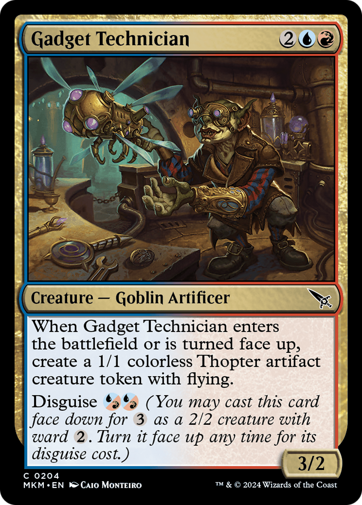 Gadget Technician (204) Foil - Murders at Karlov Manor