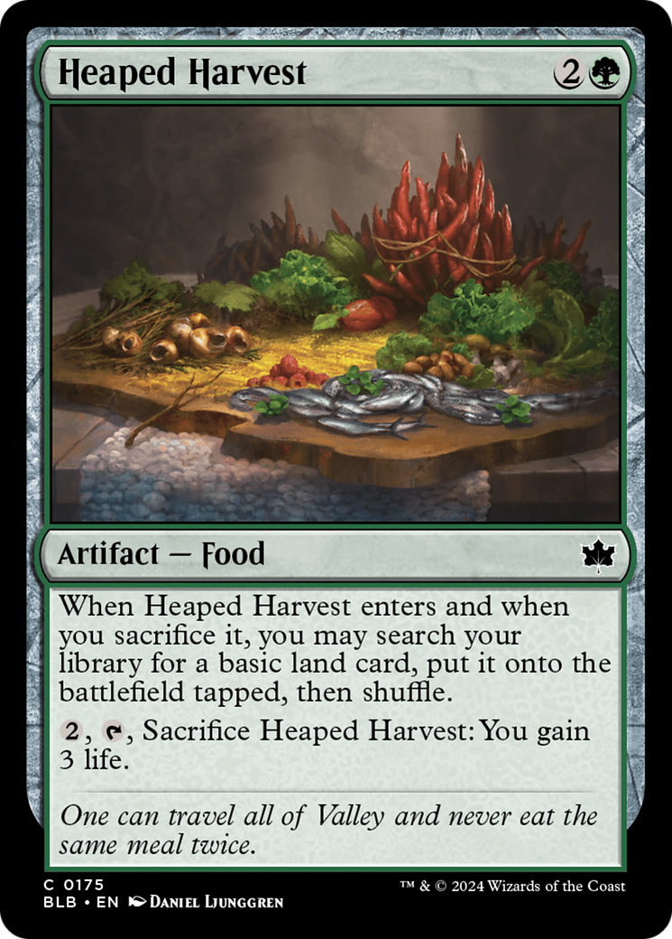 Heaped Harvest (175) Foil - Bloomburrow