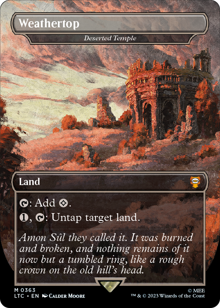Weathertop – Deserted Temple (363) - Tales of Middle-earth Commander
