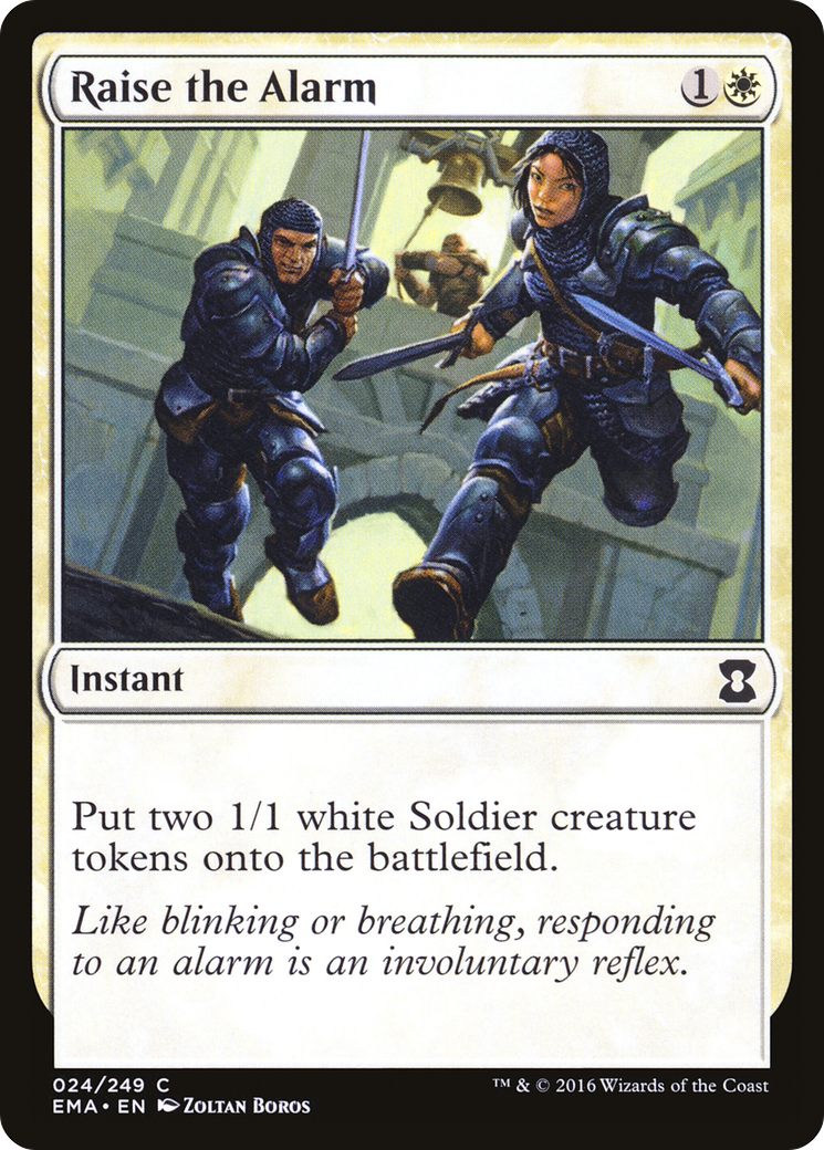 Raise the Alarm (024) Foil - Eternal Masters