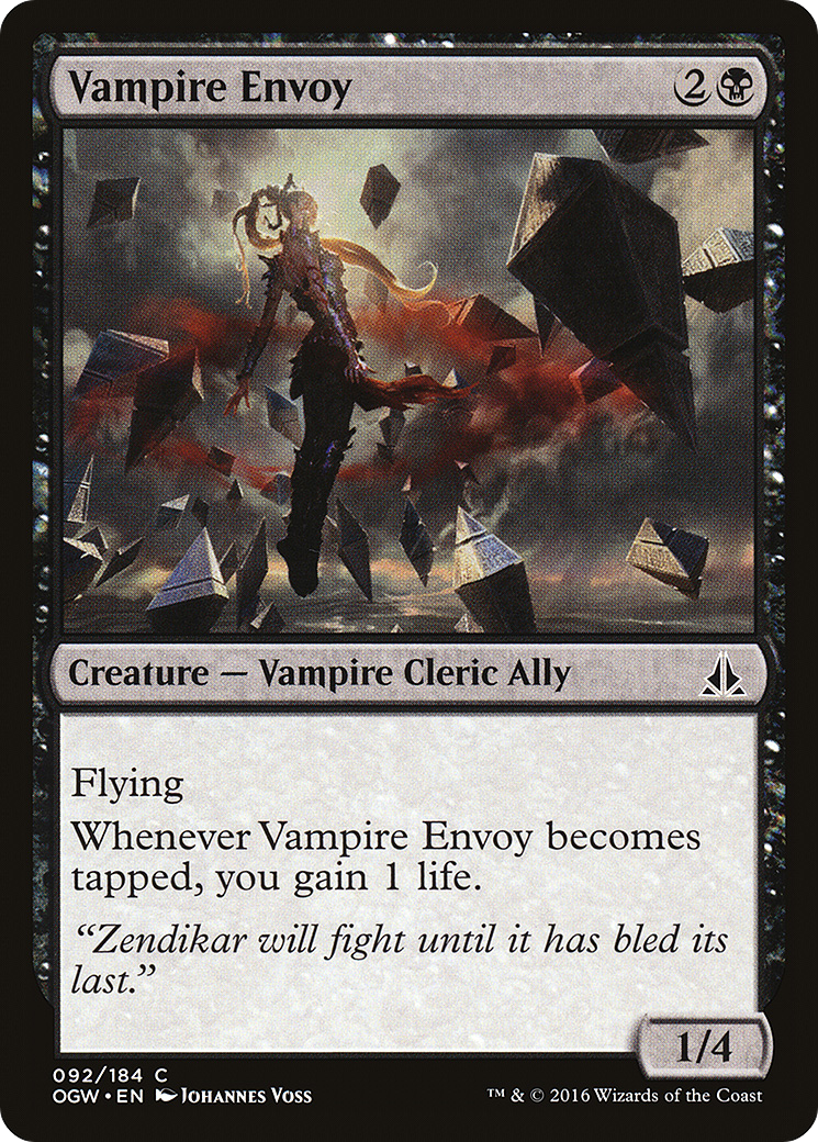 Vampire Envoy (092) Foil - Oath of the Gatewatch