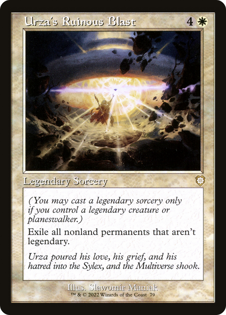 Urza's Ruinous Blast (Retro) (079) - The Brothers' War Commander