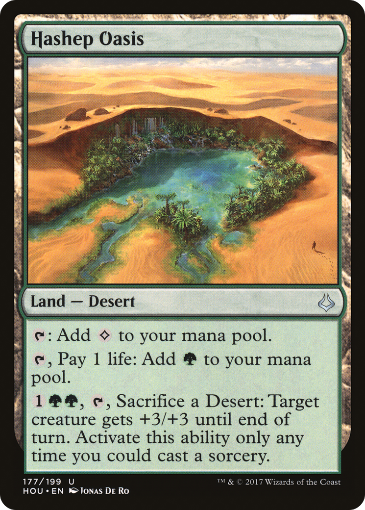 Hashep Oasis (177) Foil - Hour of Devastation