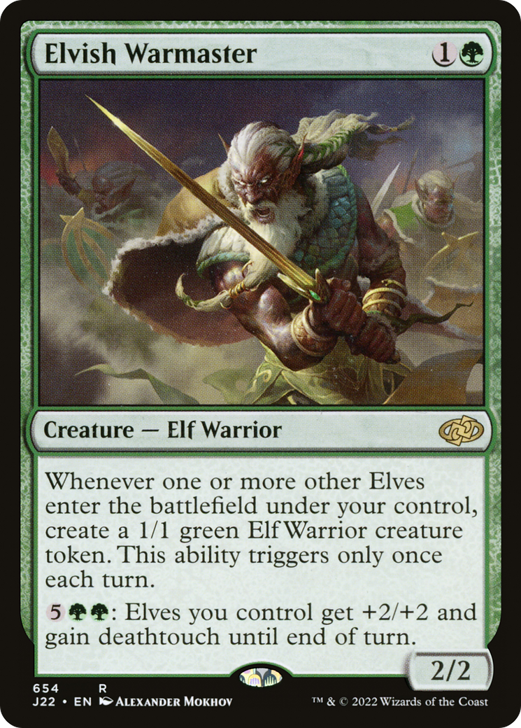 Elvish Warmaster (654) - Jumpstart 2022