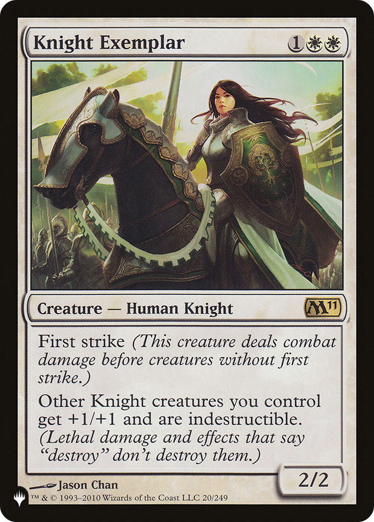 Knight Exemplar (M11-20) - The List