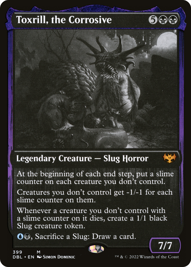 Toxrill, the Corrosive (399) Foil - Innistrad: Double Feature