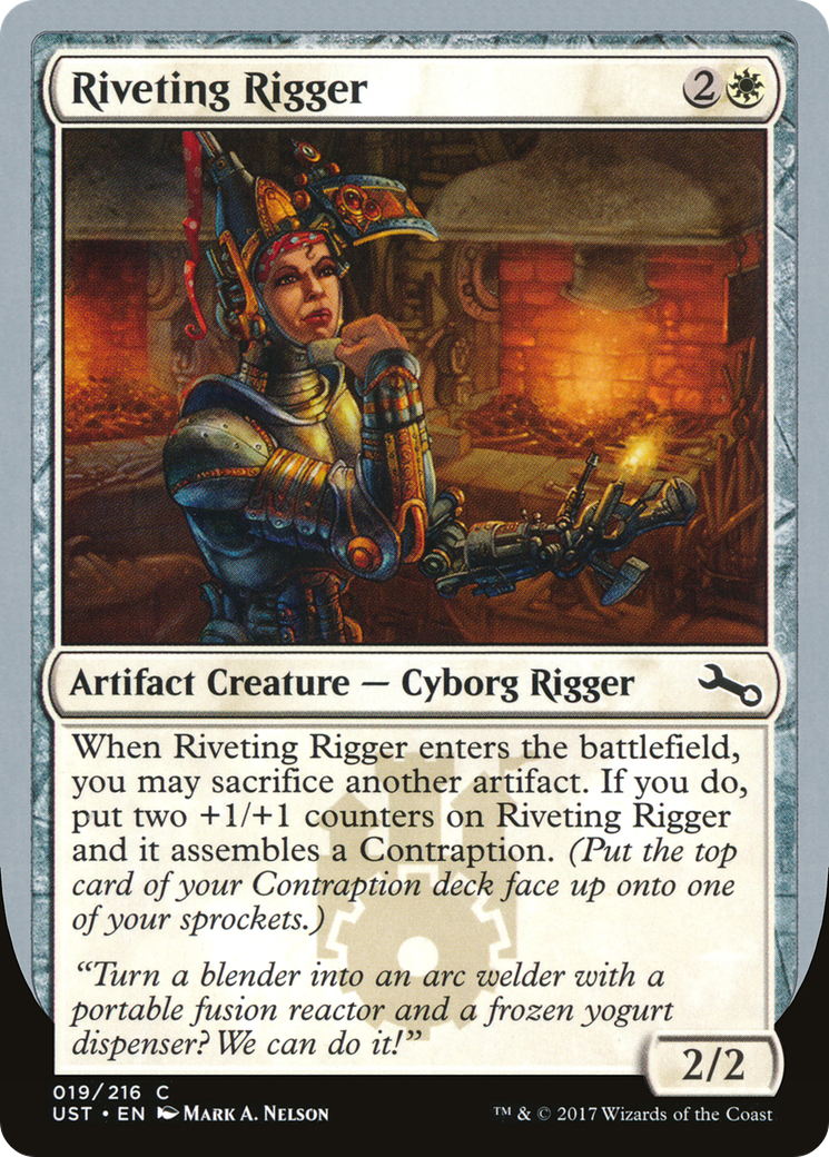 Riveting Rigger (019) Foil - Unstable