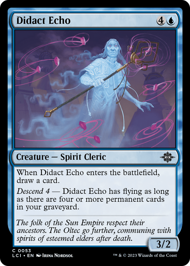Didact Echo (053) Foil - The Lost Caverns of Ixalan