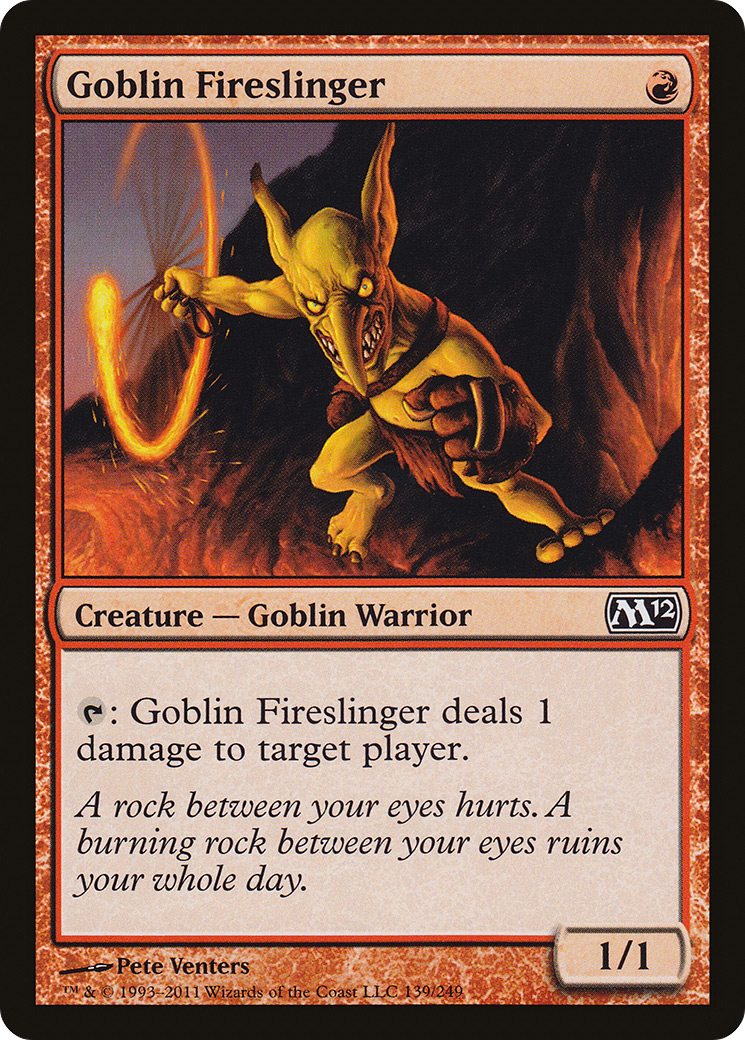 Goblin Fireslinger (139) Foil - Magic 2012