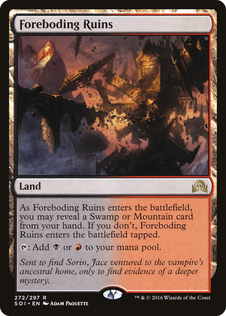 Foreboding Ruins (272) Foil - Shadows over Innistrad