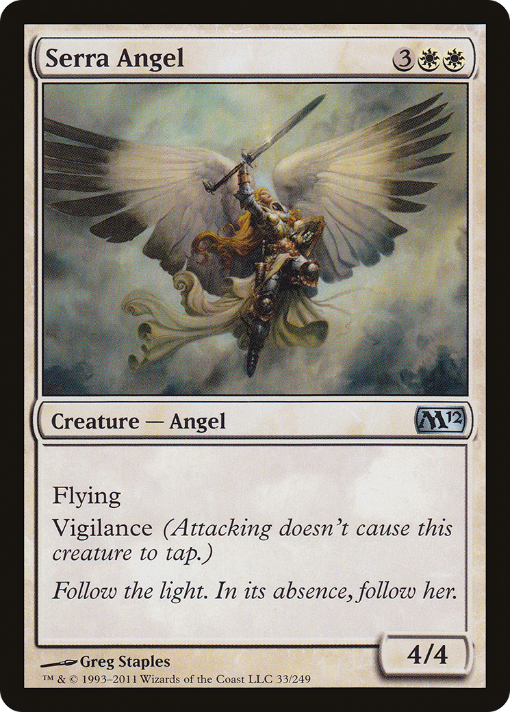 Serra Angel (033) Foil - Magic 2012