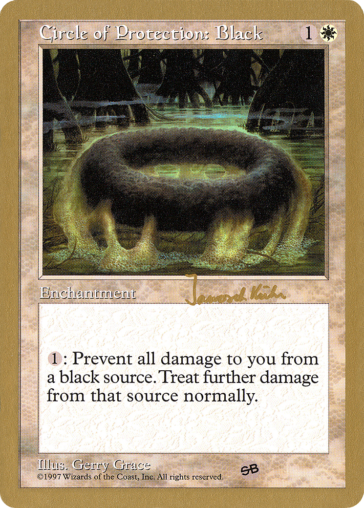 Circle of Protection: Black (Retro) (jk17sb) - World Championship Decks 1997