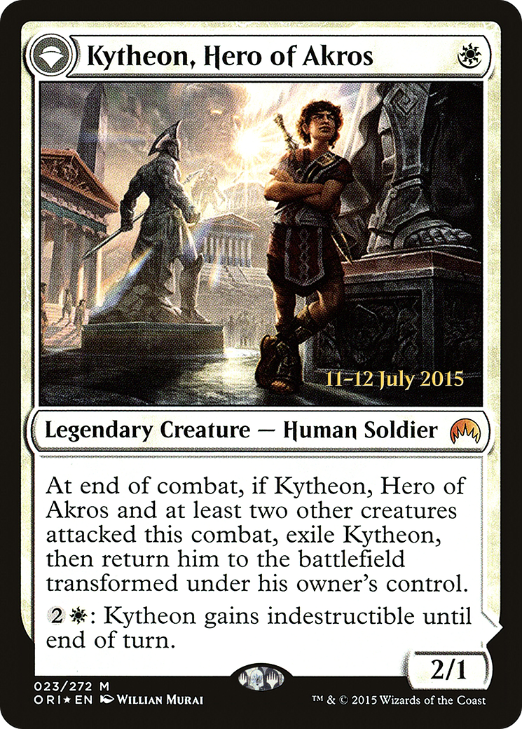 Kytheon, Hero of Akros // Gideon, Battle-Forged (23s) Foil - Magic Origins Promos