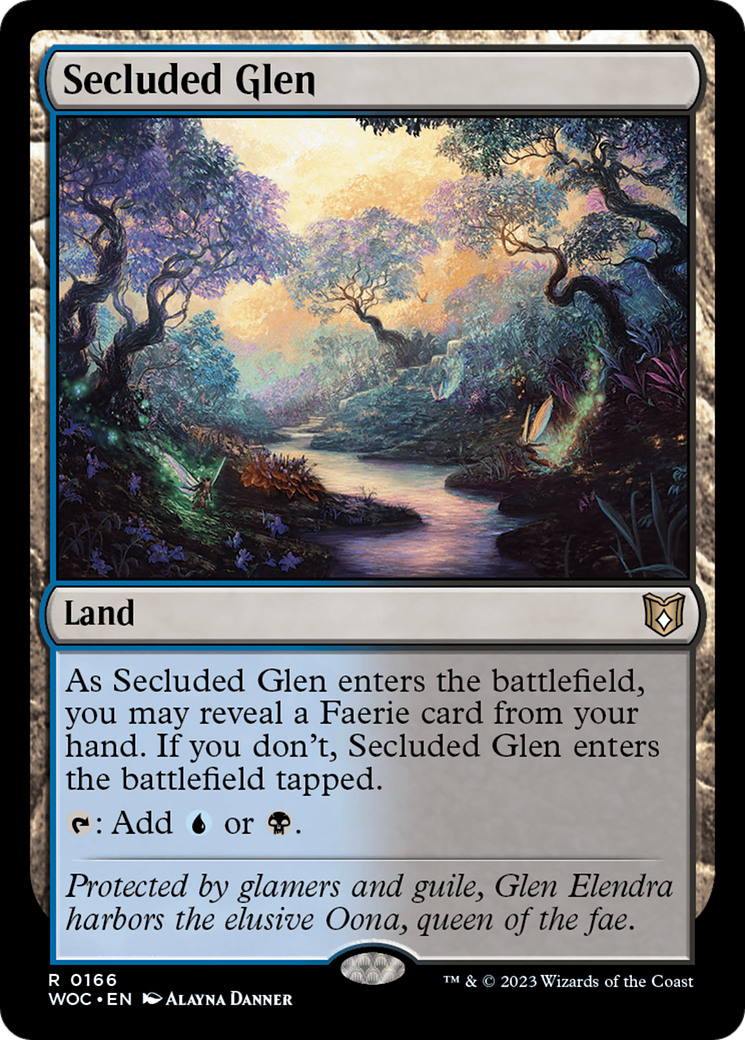 Secluded Glen (166) - Wilds of Eldraine Commander