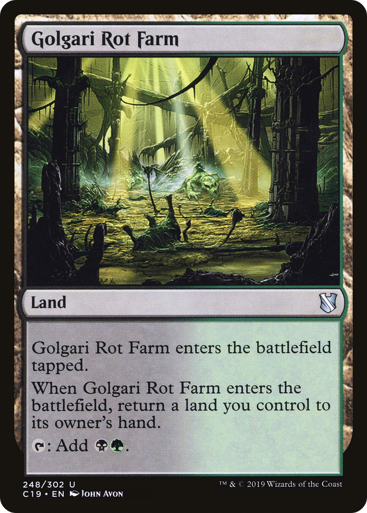 Golgari Rot Farm (248) - Commander 2019