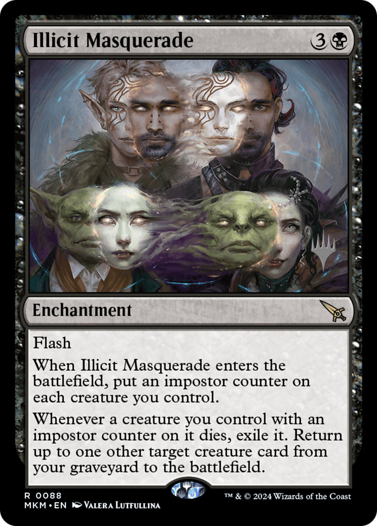 Illicit Masquerade (088) Foil - Murders at Karlov Manor Promos