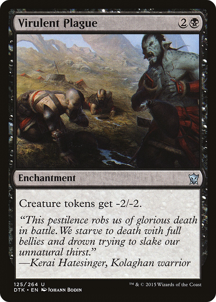 Virulent Plague (125) Foil - Dragons of Tarkir