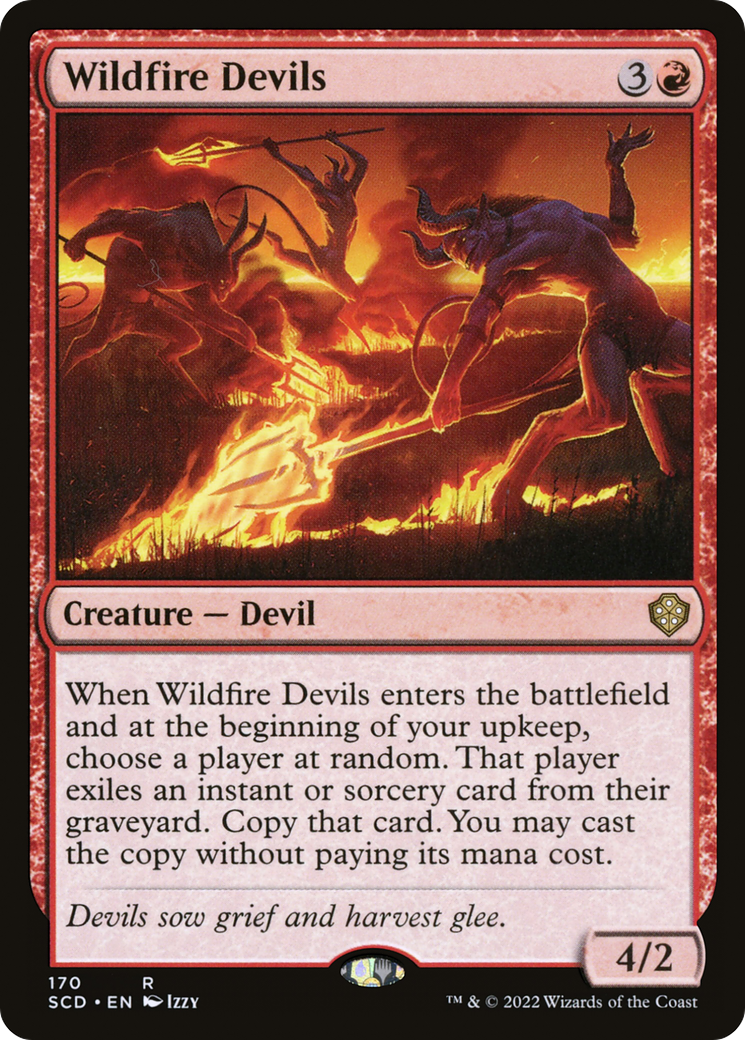 Wildfire Devils (170) - Starter Commander Decks