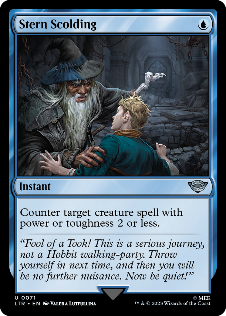 Stern Scolding (071) Foil - The Lord of the Rings: Tales of Middle-earth