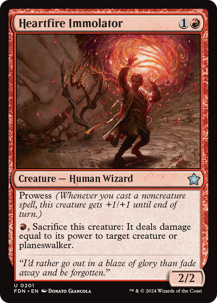 Heartfire Immolator (201) - Foundations
