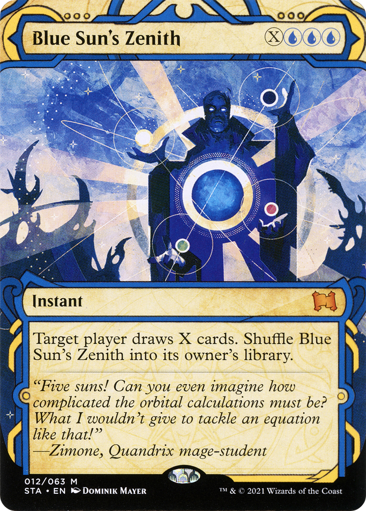 Blue Sun's Zenith (012) Foil - Strixhaven Mystical Archive