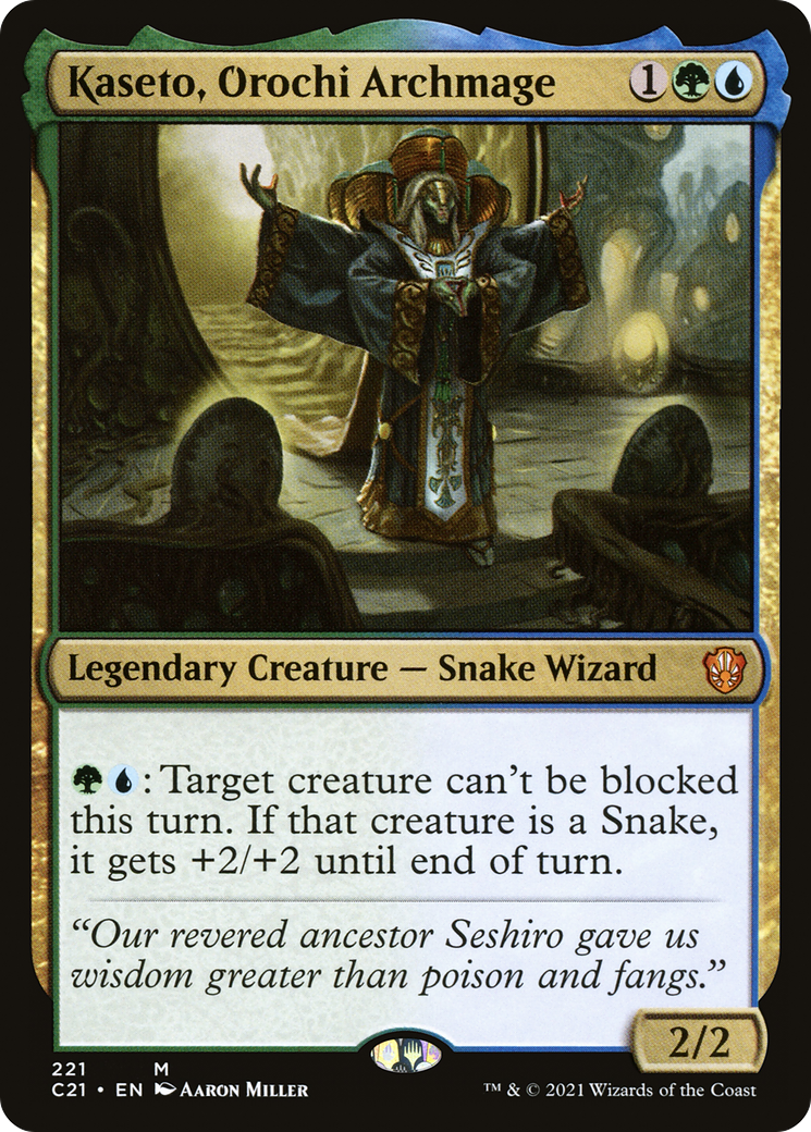Kaseto, Orochi Archmage (221) - Commander 2021