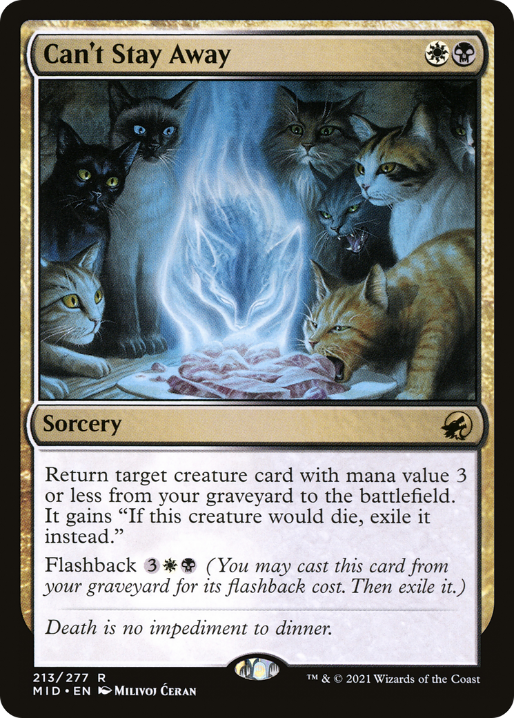 Can't Stay Away (213) Foil - Innistrad: Midnight Hunt