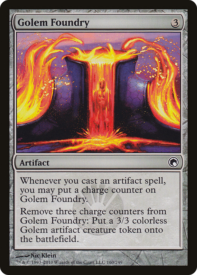 Golem Foundry (160) Foil - Scars of Mirrodin