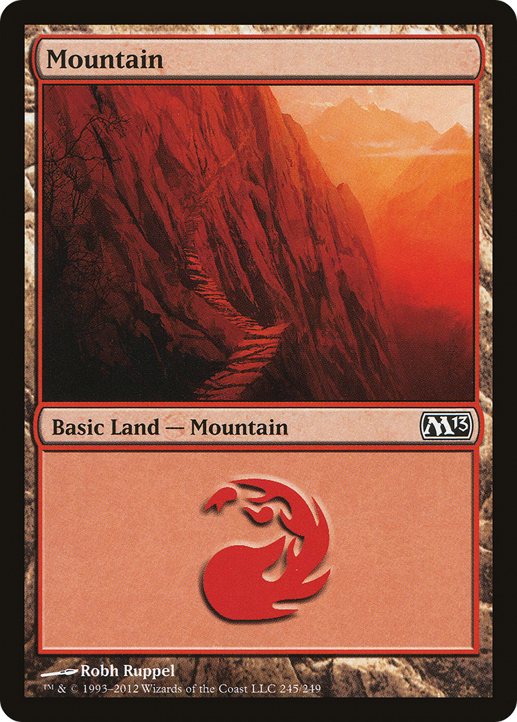 Mountain (245) Foil - Magic 2013