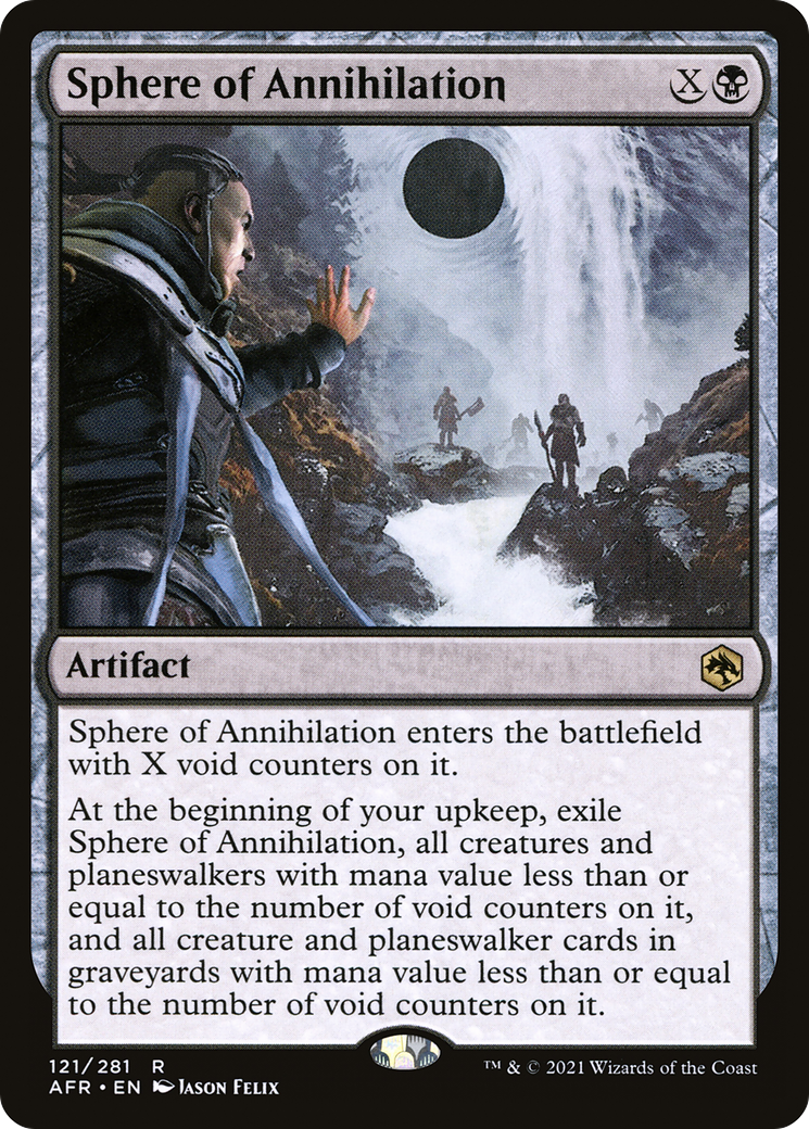 Sphere of Annihilation (121) Foil - Adventures in the Forgotten Realms