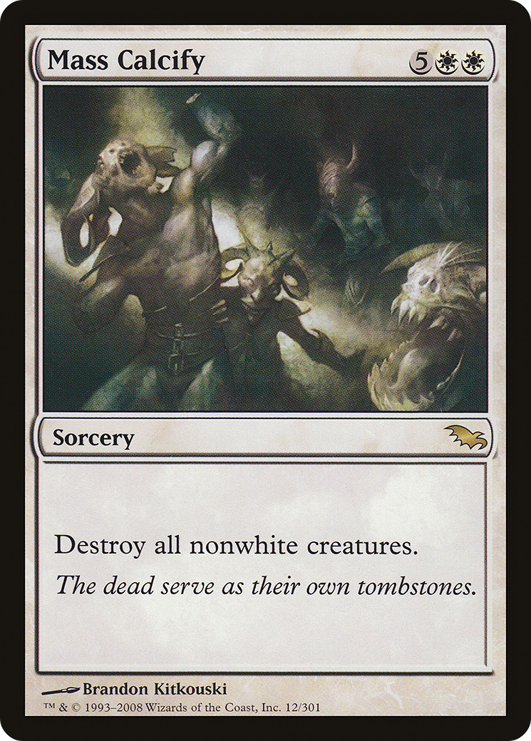 Mass Calcify (012) Foil - Shadowmoor