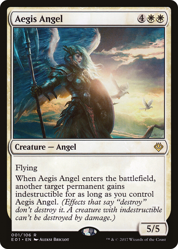 Aegis Angel (001) - Archenemy: Nicol Bolas