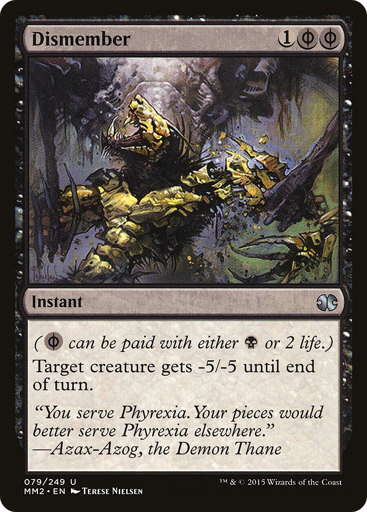 Dismember (079) Foil - Modern Masters 2015