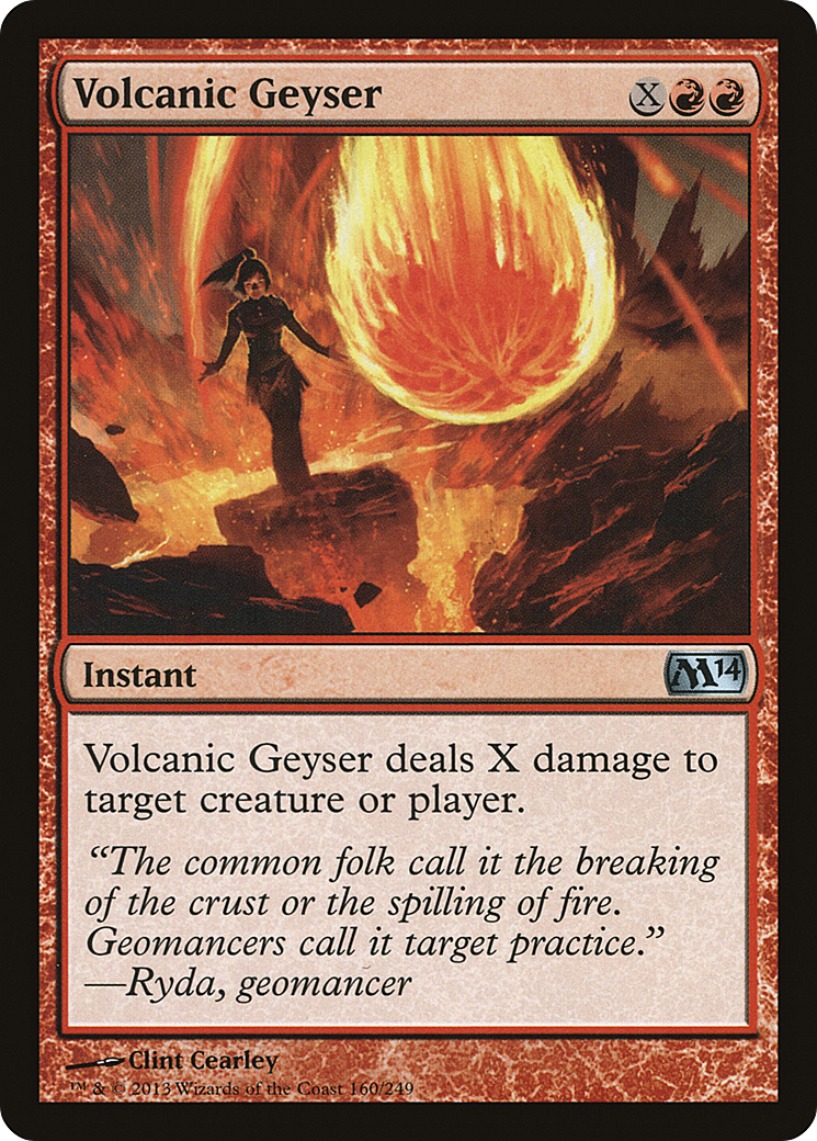 Volcanic Geyser (160) Foil - Magic 2014
