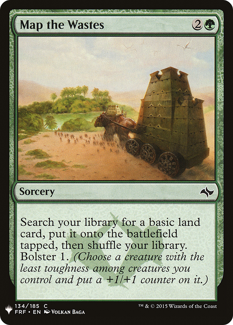 Map the Wastes (FRF-134) - The List