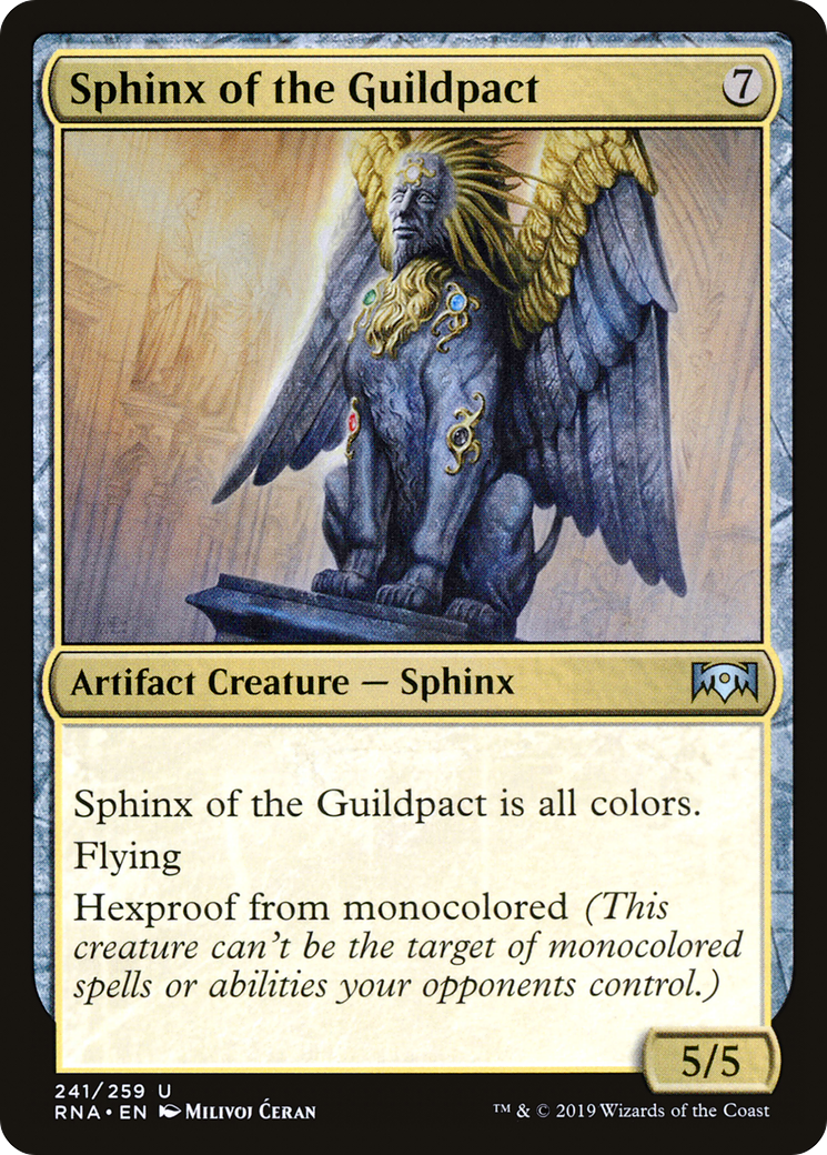 Sphinx of the Guildpact (241) Foil - Ravnica Allegiance