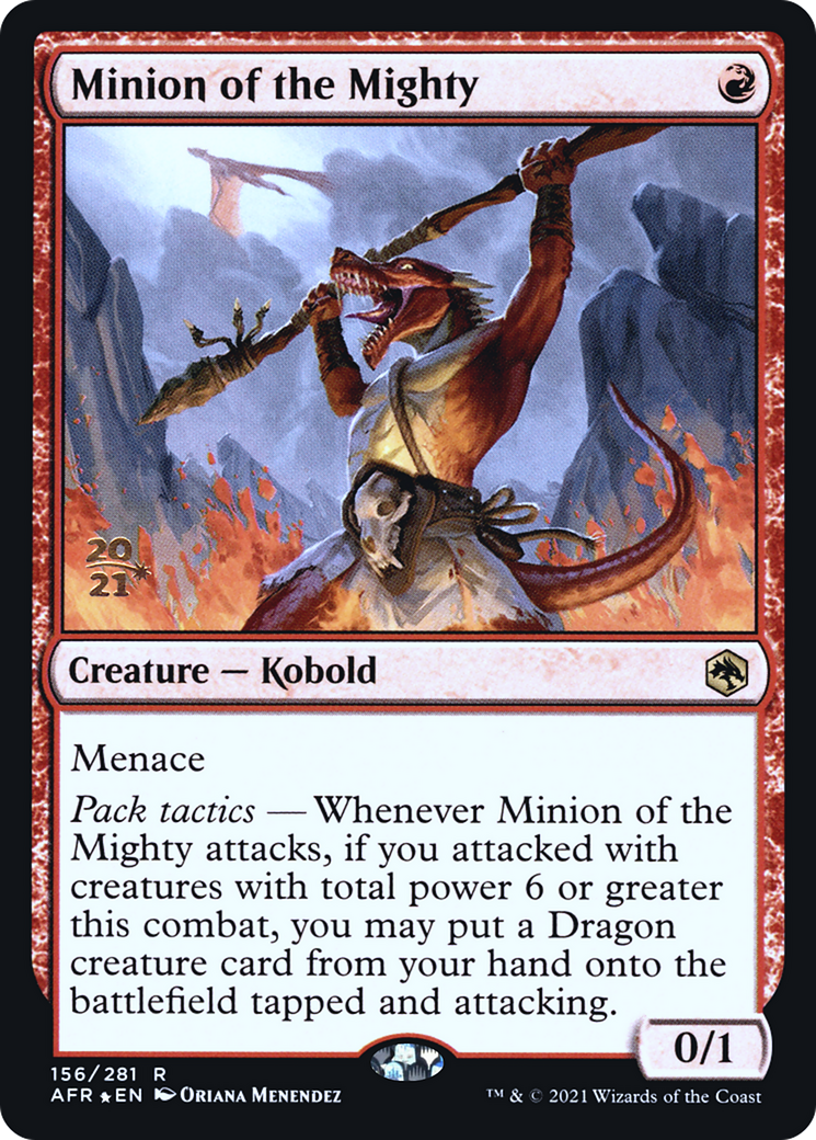 Minion of the Mighty (156) Foil - Adventures in the Forgotten Realms Promos
