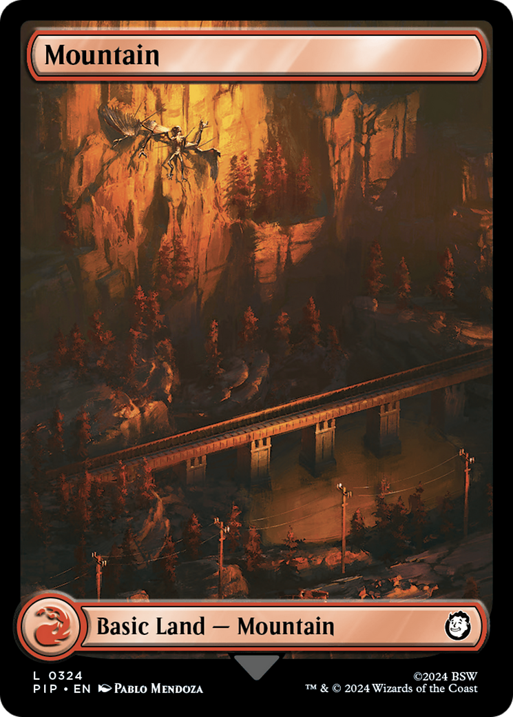 Mountain (324) Foil - Fallout