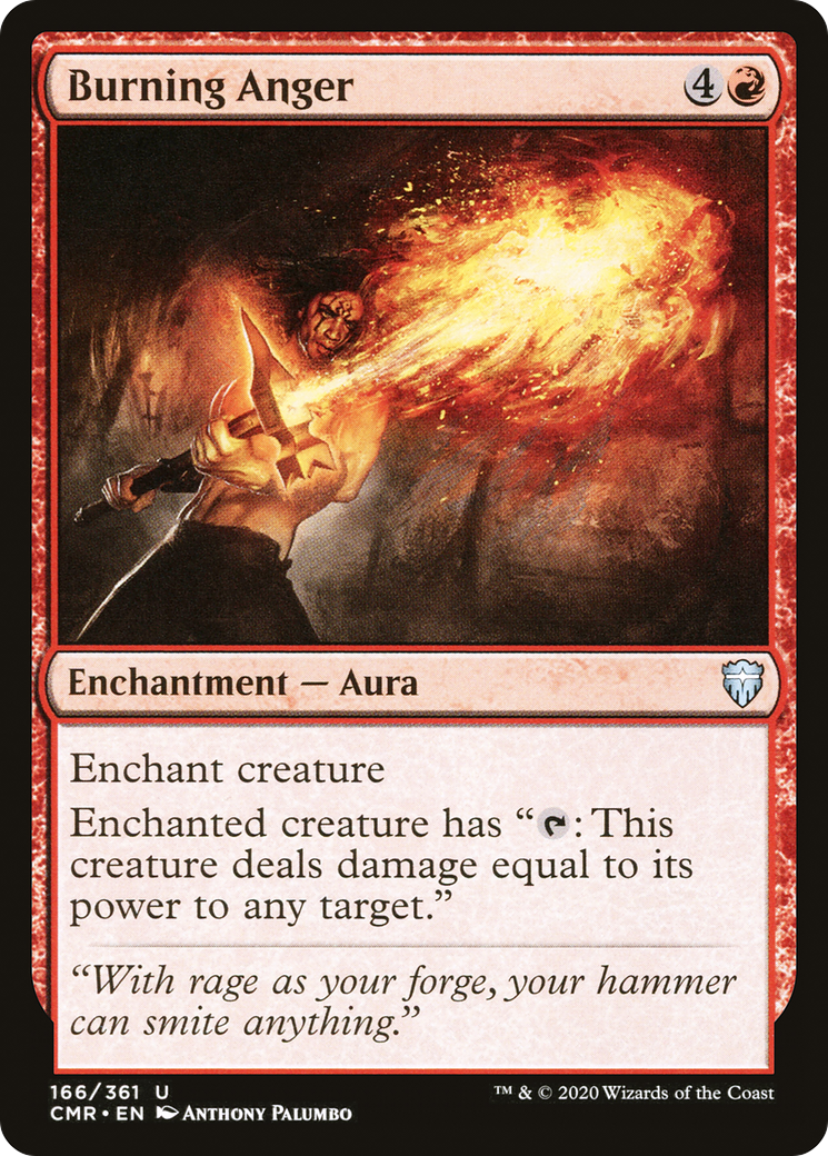 Burning Anger (166) - Commander Legends